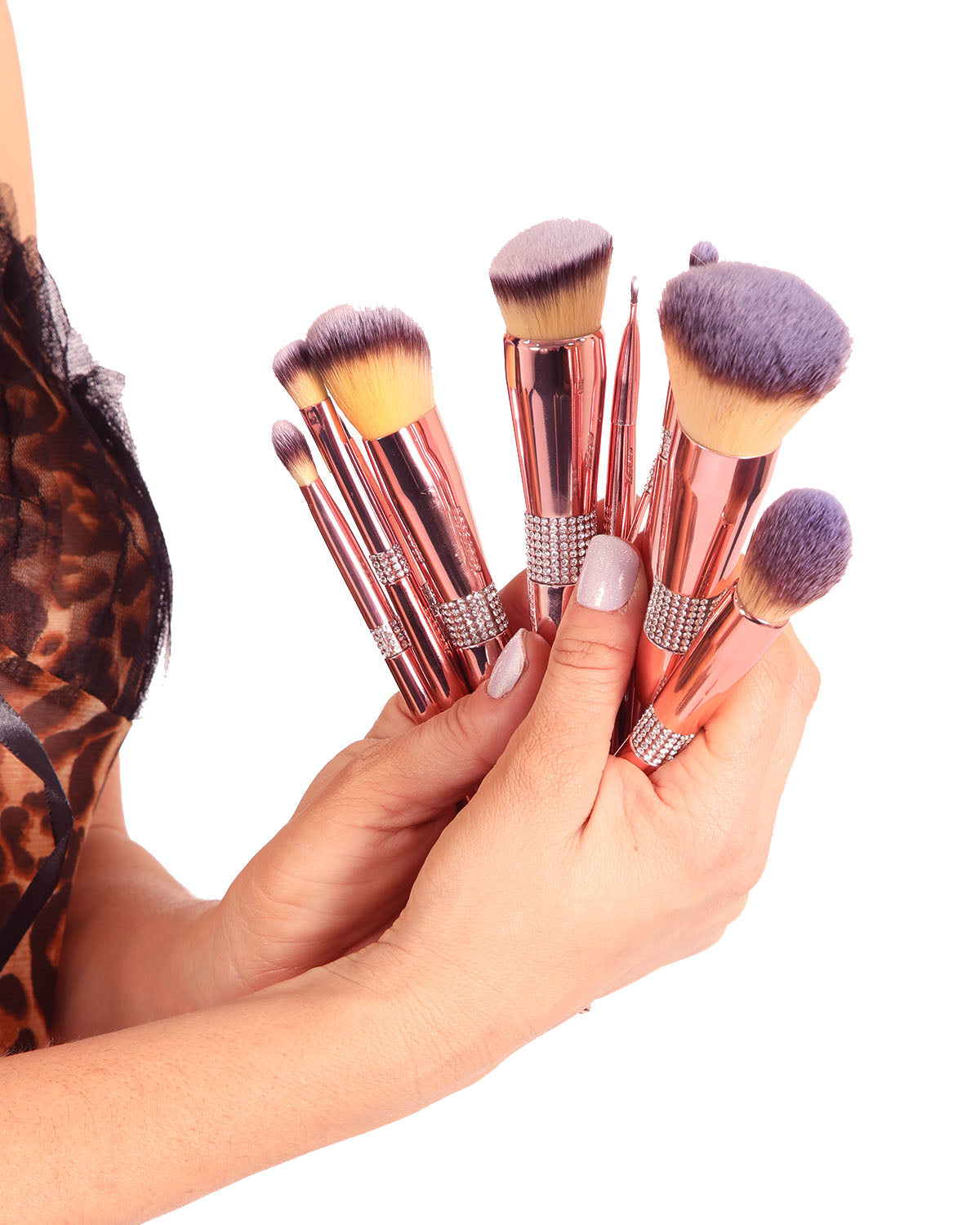 BLING BRUSH SET (10 PIECE SET) BLUSH