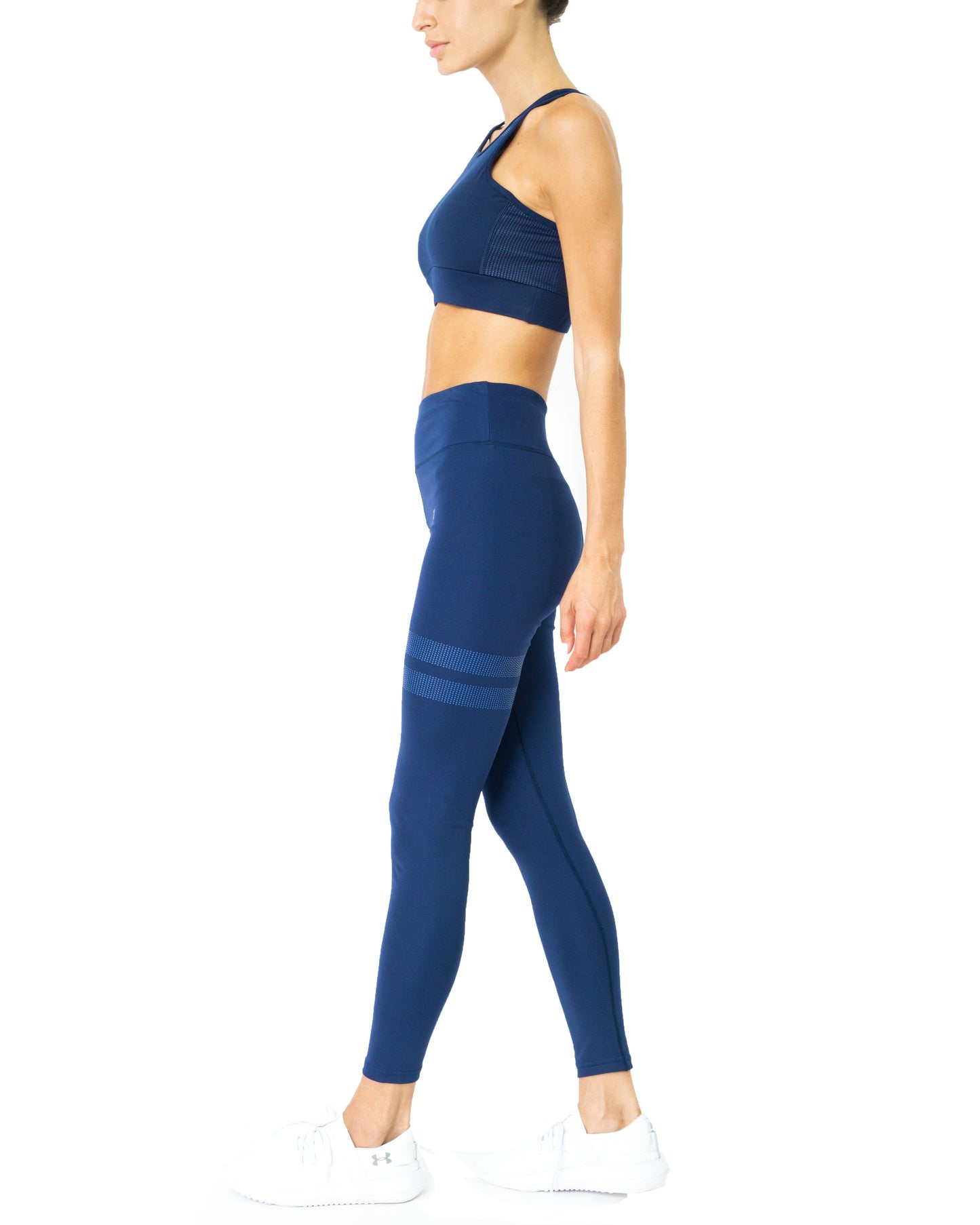 Ashton Set - Sports Bra & Leggings - Navy Blue - Savoy Active