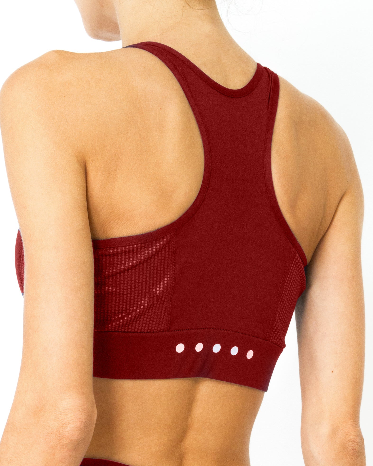 Ashton Set - Sports Bra & Leggings - Maroon - Savoy Active