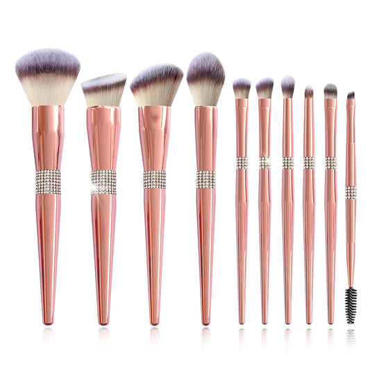 BLING BRUSH SET (10 PIECE SET) BLUSH